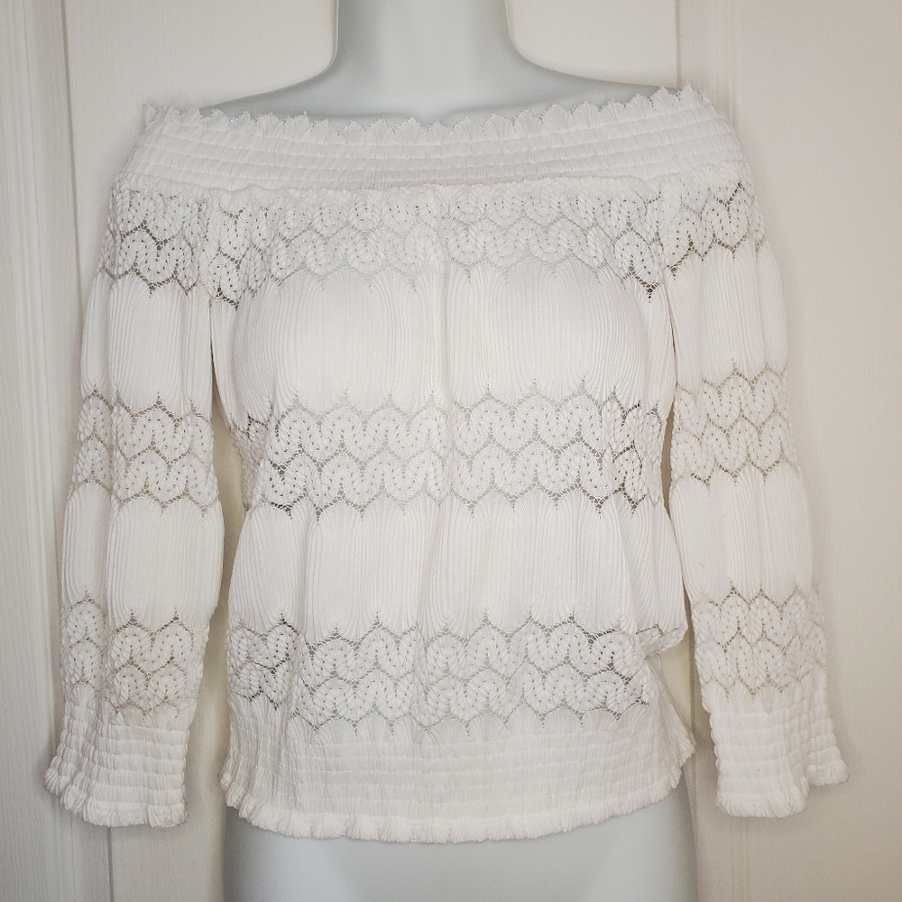 Dynamite Off Shoulder Ruffle Blouse - Picture 3 of 7